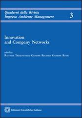 Innovation and company networks edito da Edizioni Scientifiche Italiane