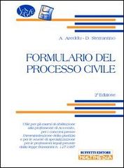 Formulario del processo civile. Con floppy disk di Aldo Areddu, Daniele Sterrantino edito da Buffetti