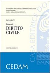 Corso di diritto civile di Paolo Zatti edito da CEDAM