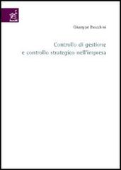 Controllo di gestione e controllo strategico nell'impresa di Giuseppe Brocchini edito da Aracne
