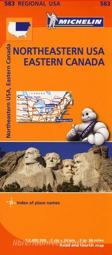 Northeastern USA, Eastern Canada 1:2.400.000 edito da Michelin Italiana