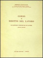 Corso di diritto del lavoro. Il rapporto individuale di lavoro di Domenico Napoletano edito da Liguori