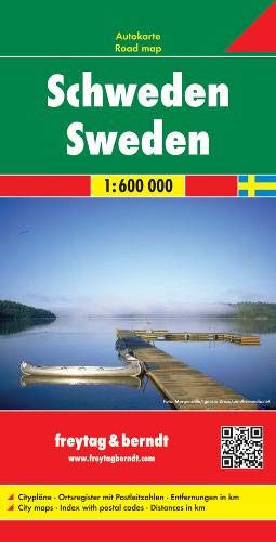 Svezia 1:600.000 edito da Freytag & Berndt