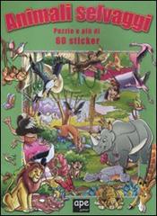 Animali selvaggi. Libro puzzle. Con adesivi edito da Ape Junior