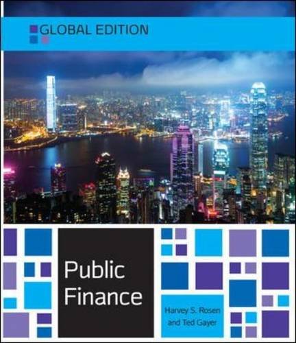 Public finance. Global edition di Harvey S. Rosen edito da McGraw-Hill Education