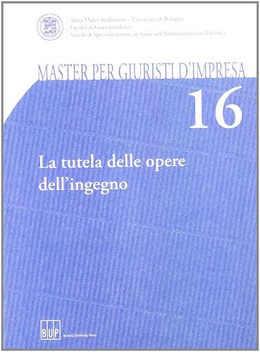 Master per giuristi d'impresa vol.16 edito da Bononia University Press