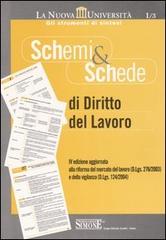 Schemi & schede di diritto del lavoro edito da Edizioni Giuridiche Simone