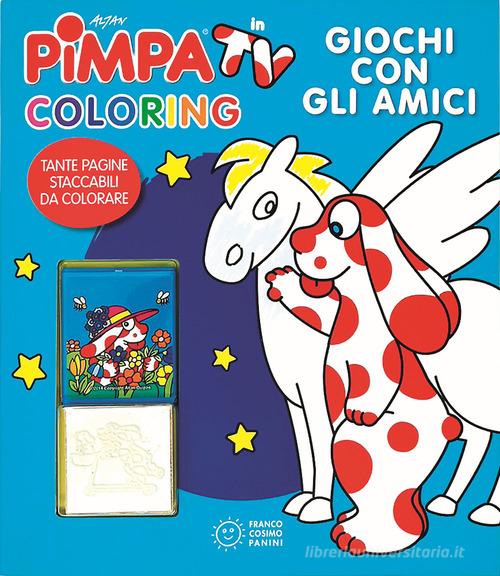 Giochi con gli amici. Pimpa in tv. Coloring. Ediz. illustrata. Con gadget di Altan edito da Franco Cosimo Panini