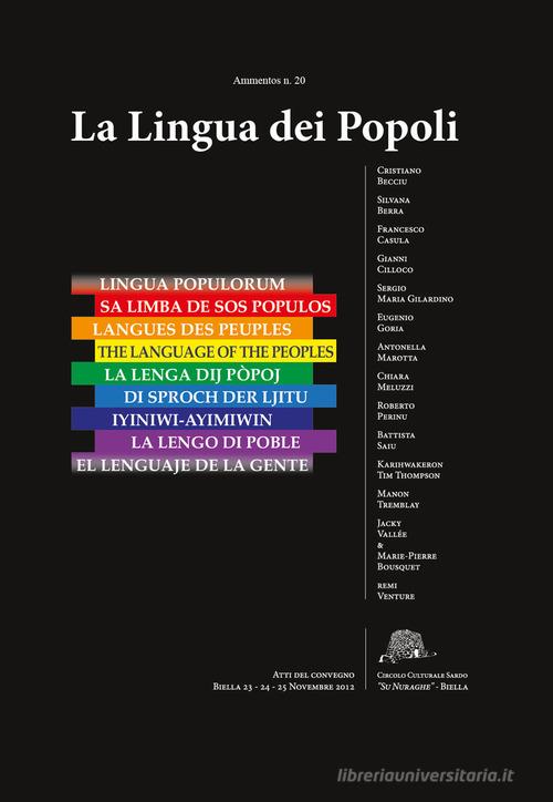 La lingua dei popoli. Ediz. multilingue edito da Tipolitografia Botalla