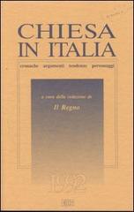 Chiesa in Italia 1992. Cronache, argomenti, tendenze, personaggi edito da EDB