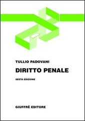 Diritto penale di Tullio Padovani edito da Giuffrè