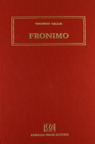 Il Fronimo (rist. anast. Venezia, 1569) di Vincenzo Galilei edito da Forni