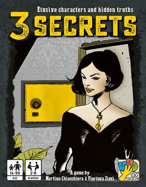 3 secrets. Elusive characters and hidden truths di Martino Chiacchiera, Pierluca Zizzi edito da dV Giochi