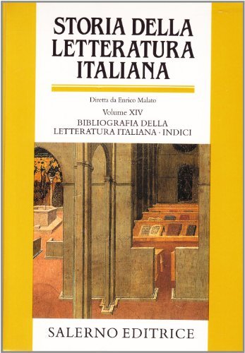 Storia della letteratura italiana vol.14 edito da Salerno