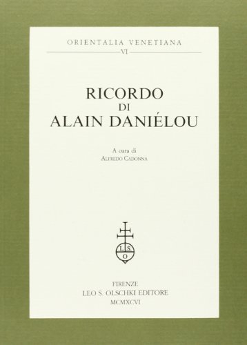 Ricordo di Alain Daniélou edito da Olschki