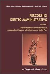 Percorsi di diritto amministrativo vol.1 di Elena Bisio, G. Battista Garrone, M. Pia Genesin edito da Giappichelli