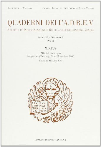 Quaderni dell'ADREV vol.7 edito da Longo Angelo