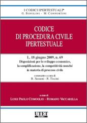 Codice di procedura civile ipertestuale edito da Utet Giuridica