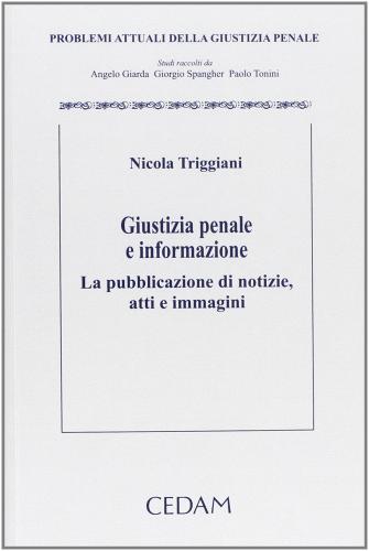 Giustizia penale e informazione. La pubblicazione di notizie, atti e immagini di Nicola Triggiani edito da CEDAM