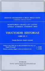 Thucydidis historiae vol.2 di Tucidide edito da Ist. Poligrafico dello Stato