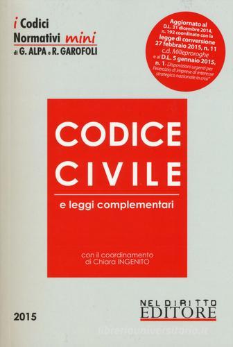 Codice civile e leggi complementari edito da Neldiritto Editore