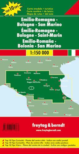 Emilia Romagna 1:150.000 edito da Freytag & Berndt