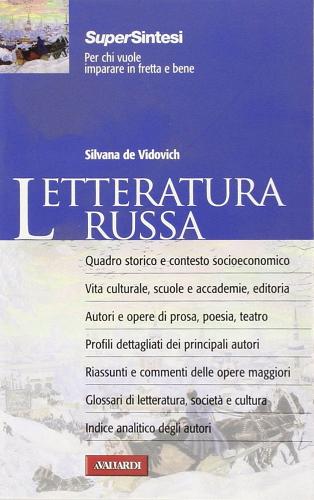 Letteratura russa di Silvana De Vidovich edito da Vallardi A.