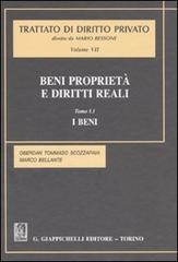 Beni proprietà e diritti reali vol.7.1 di Oberdan T. Scozzafava, Marco Bellante edito da Giappichelli