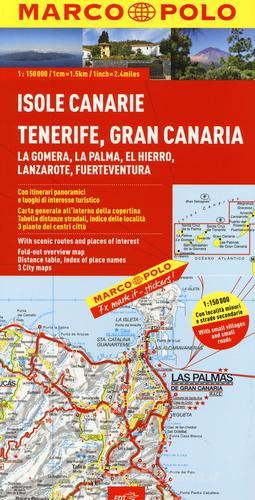 Isole Canarie 1:150.000 edito da Marco Polo