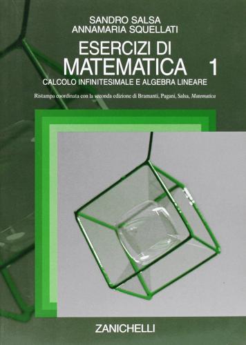Esercizi di matematica vol.1 di Sandro Salsa, Annamaria Squellati Marinoni edito da Zanichelli