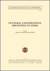 Cultural and political identities in India edito da Giuffrè