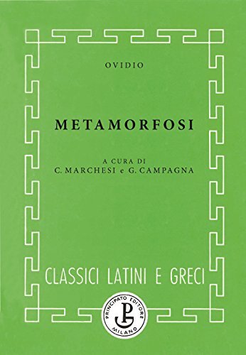 Metamorfosi di P. Nasone Ovidio edito da Principato