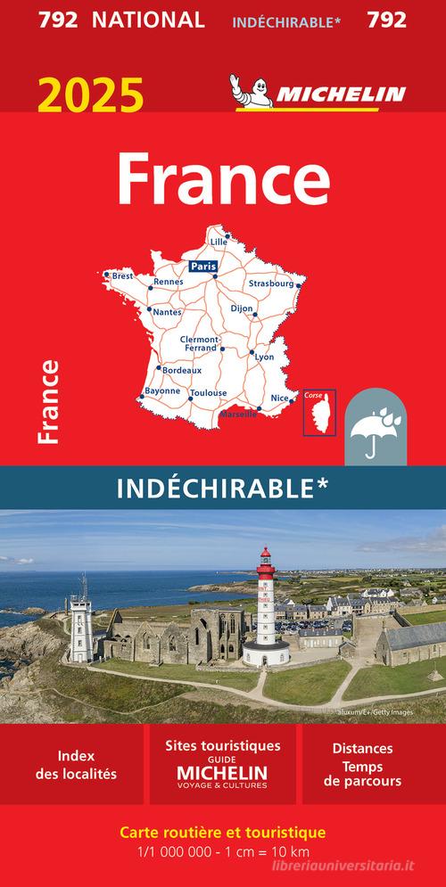 France 2025. Indéchirable edito da Michelin Éditions