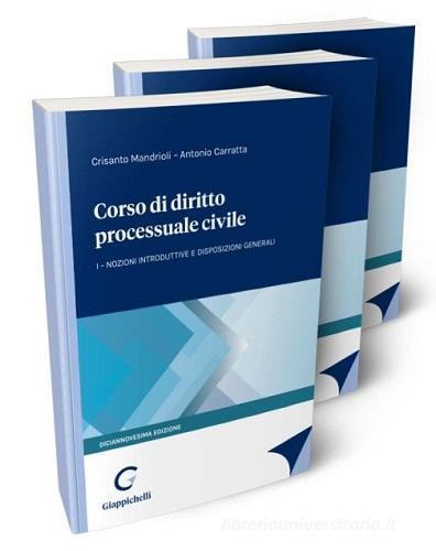 Corso Di Diritto Processuale Civile. Kit In 3 Tomi Di Crisanto ...