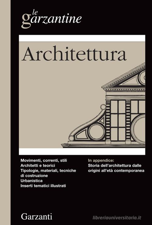 Enciclopedia dell'architettura edito da Garzanti