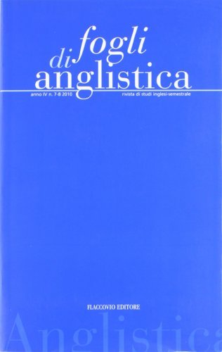 Fogli di anglistica vol. 7-8 edito da Flaccovio