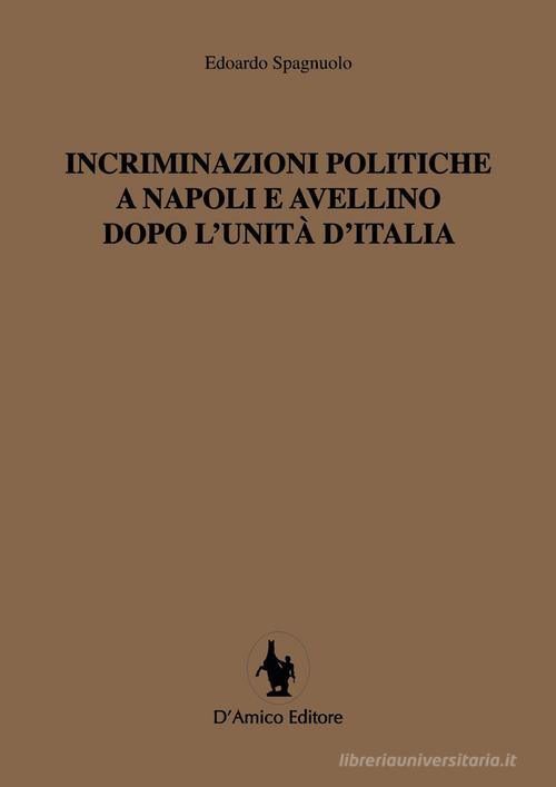 Incriminazioni politiche a Napoli e Avellino dopo l'unità d'Italia di Edoardo Spagnuolo edito da D'Amico Editore