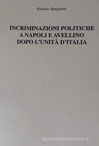 Incriminazioni politiche a Napoli e Avellino dopo l'unità d'Italia di Edoardo Spagnuolo edito da D'Amico Editore
