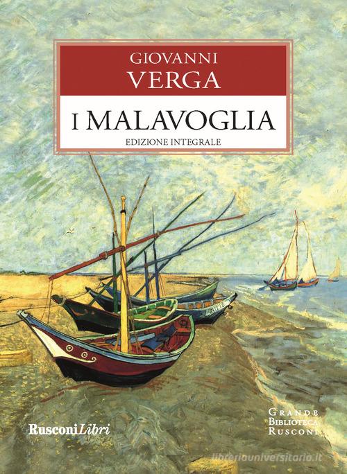 Libro I Malavoglia di Giovanni Verga Grande biblioteca Rusconi di Rusconi Libri