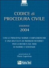 Codice di procedura civile 2004 edito da Alpha Test