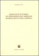 Fondamenti teorici ed applicazioni del modello di operatività dell'impresa di Pierluigi Lizza edito da Giuffrè