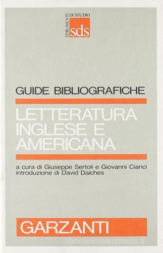 Letteratura inglese e americana edito da Garzanti Libri
