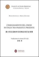L' insegnamento del cinese in Italia tra passato e presente di Davor Antonucci, Serena Zuccheri edito da Nuova Cultura