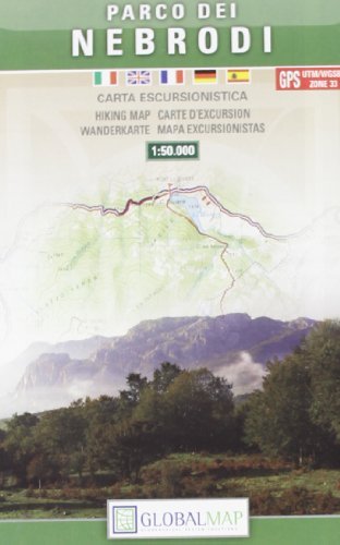 Parco dei Nebrodi. Carta escursionistica 1:1.50.000 edito da LAC