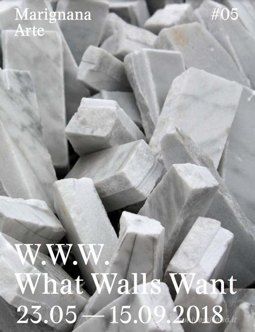 W.W.W. What Walls Want. Ediz. italiana e inglese edito da Marignana Arte