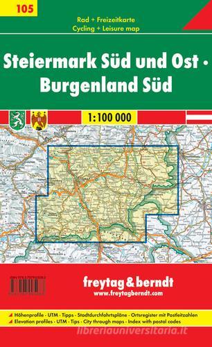Styria south east, Burgenland south 1:100.000 edito da Freytag & Berndt