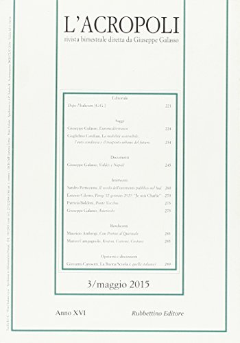 L' acropoli (2015) vol.3 edito da Rubbettino