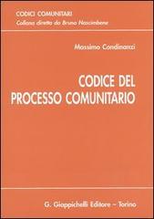 Codice del processo comunitario di Massimo Condinanzi edito da Giappichelli