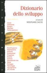 Dizionario dello sviluppo edito da EGA-Edizioni Gruppo Abele