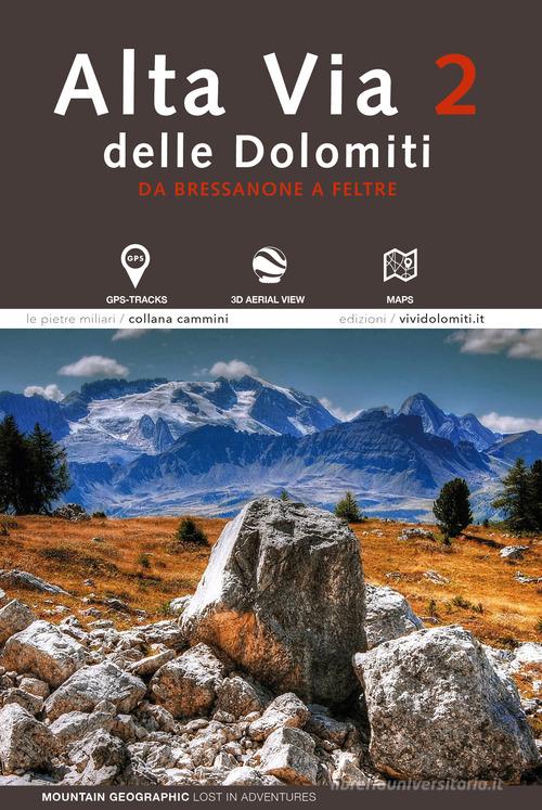 Alta via 2 delle Dolomiti. Da Bressanone a Feltre di Mountain Geographic - lost in adven edito da ViviDolomiti
